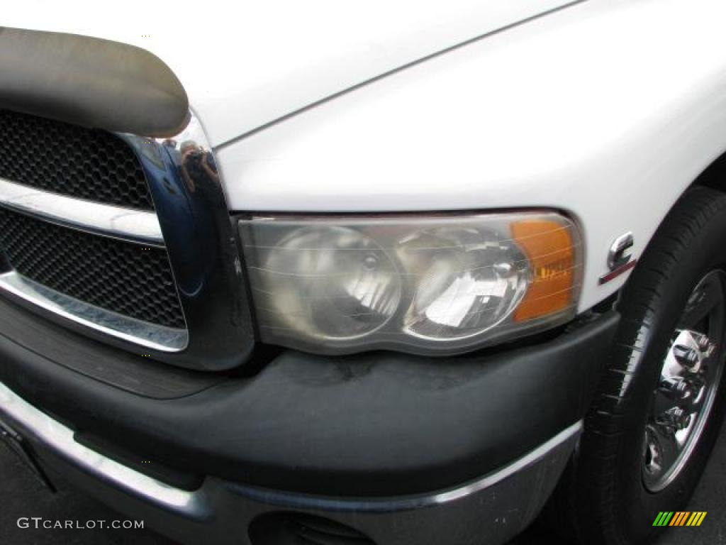 2003 Ram 2500 ST Quad Cab - Bright White / Dark Slate Gray photo #3