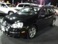 2009 Black Uni Volkswagen Jetta S SportWagen  photo #5