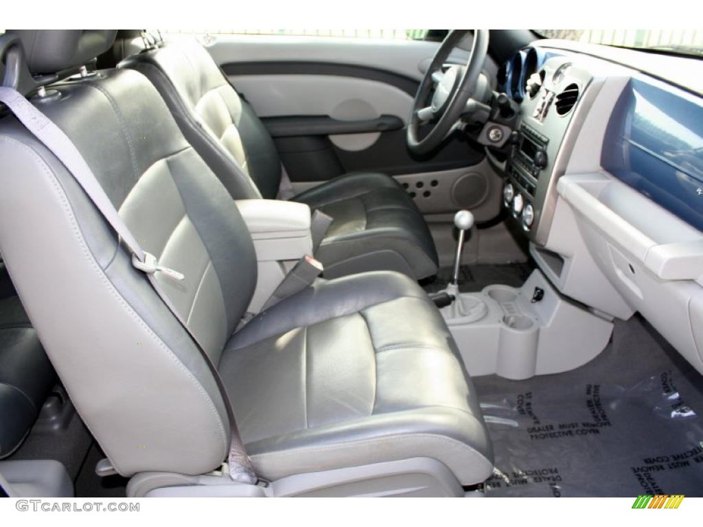Pastel Slate Gray Interior 2006 Chrysler PT Cruiser GT Convertible Photo #44181496