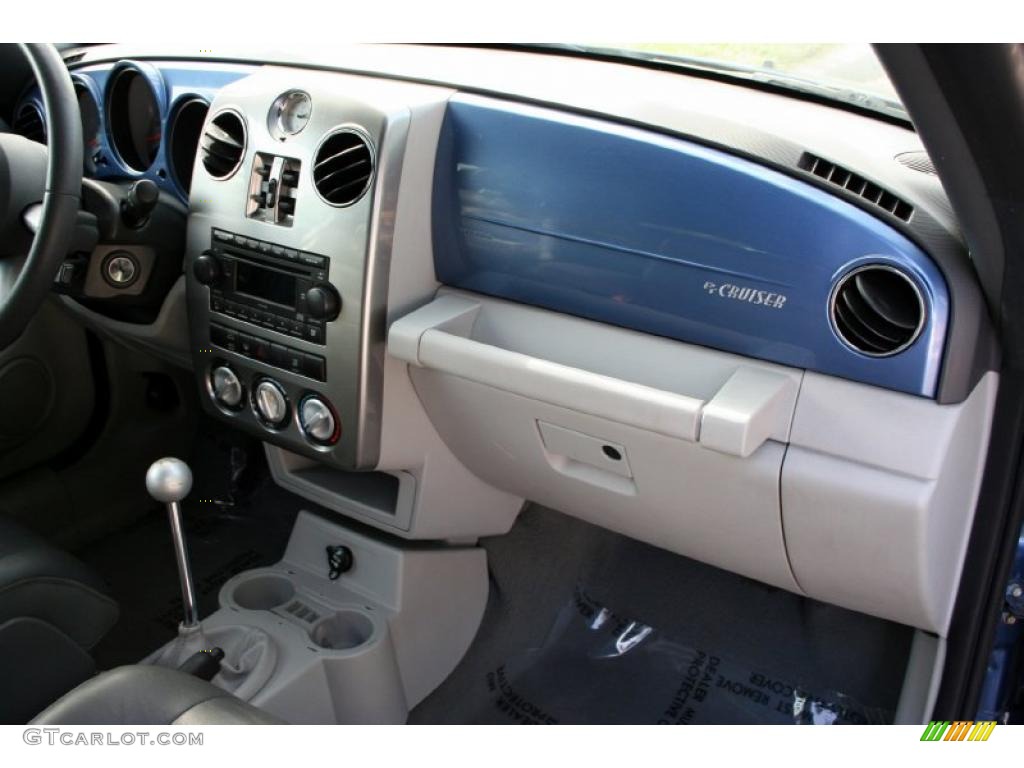 2006 Chrysler PT Cruiser GT Convertible Pastel Slate Gray Dashboard Photo #44181620