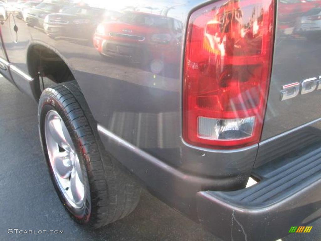 2004 Ram 1500 SLT Quad Cab 4x4 - Graphite Metallic / Dark Slate Gray photo #7