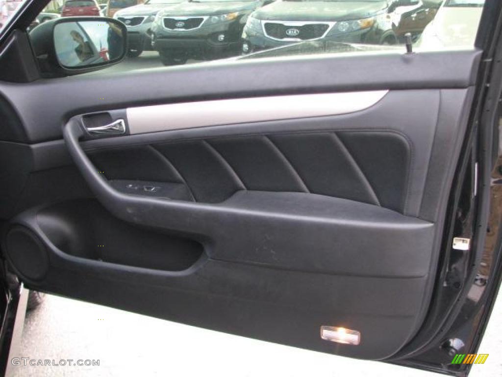 2006 Accord EX-L V6 Coupe - Nighthawk Black Pearl / Black photo #15