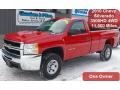 Victory Red 2010 Chevrolet Silverado 3500HD Work Truck Regular Cab 4x4