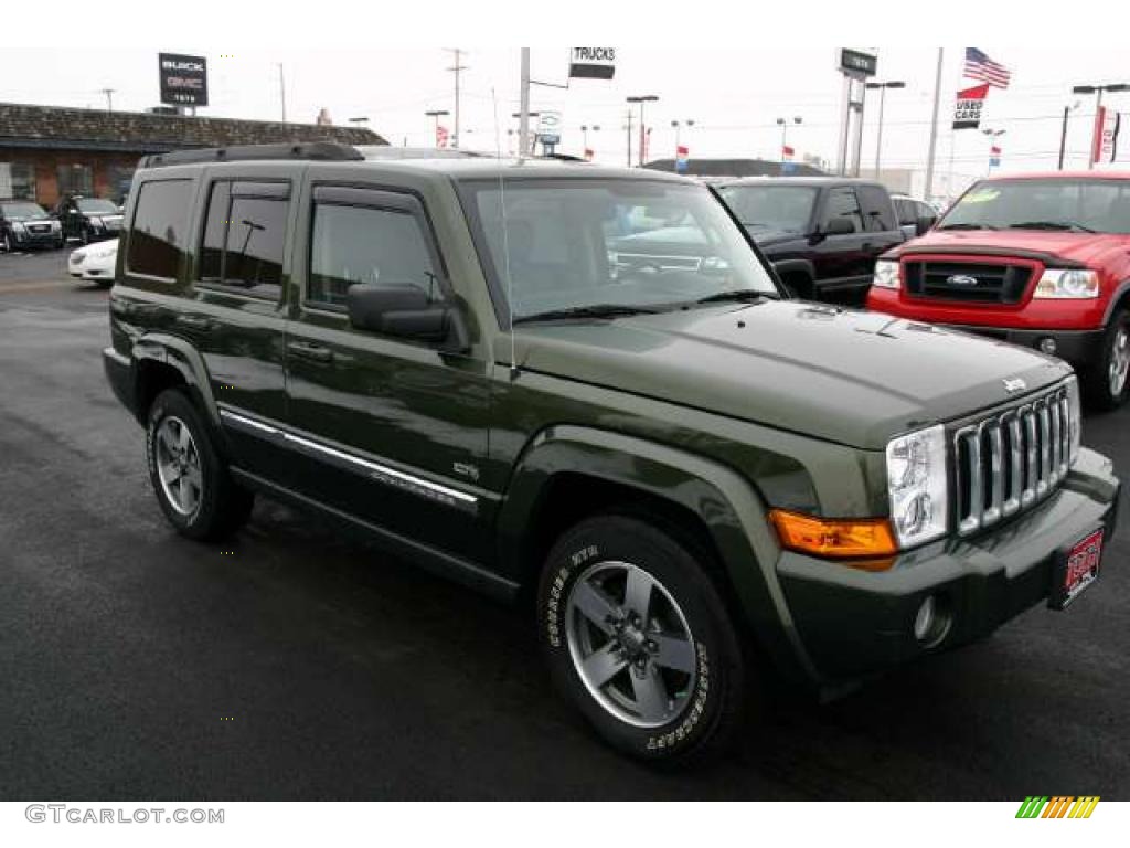 2006 Commander 4x4 - Jeep Green Metallic / Medium Slate Gray photo #1