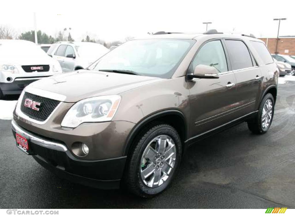 Medium Brown Metallic 2010 GMC Acadia SLT AWD Exterior Photo #44184931