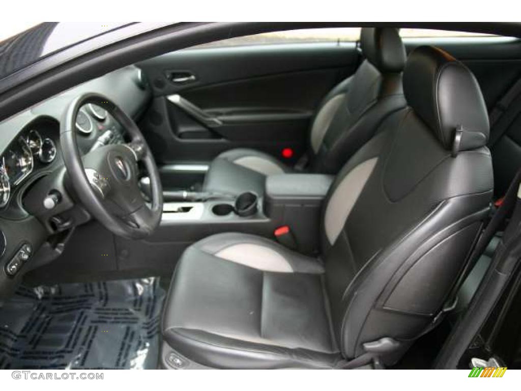 Ebony Black Interior 2008 Pontiac G6 GXP Coupe Photo #44185267