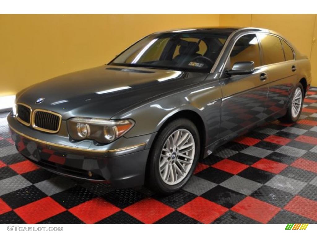 2004 7 Series 745Li Sedan - Titanium Grey Metallic / Basalt Grey/Flannel Grey photo #2