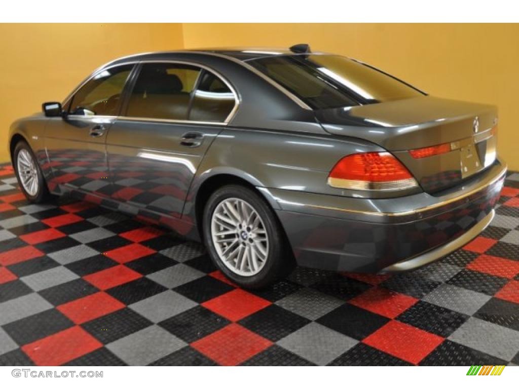 2004 7 Series 745Li Sedan - Titanium Grey Metallic / Basalt Grey/Flannel Grey photo #3