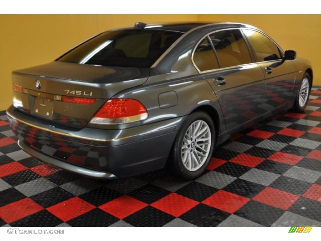 2004 7 Series 745Li Sedan - Titanium Grey Metallic / Basalt Grey/Flannel Grey photo #4