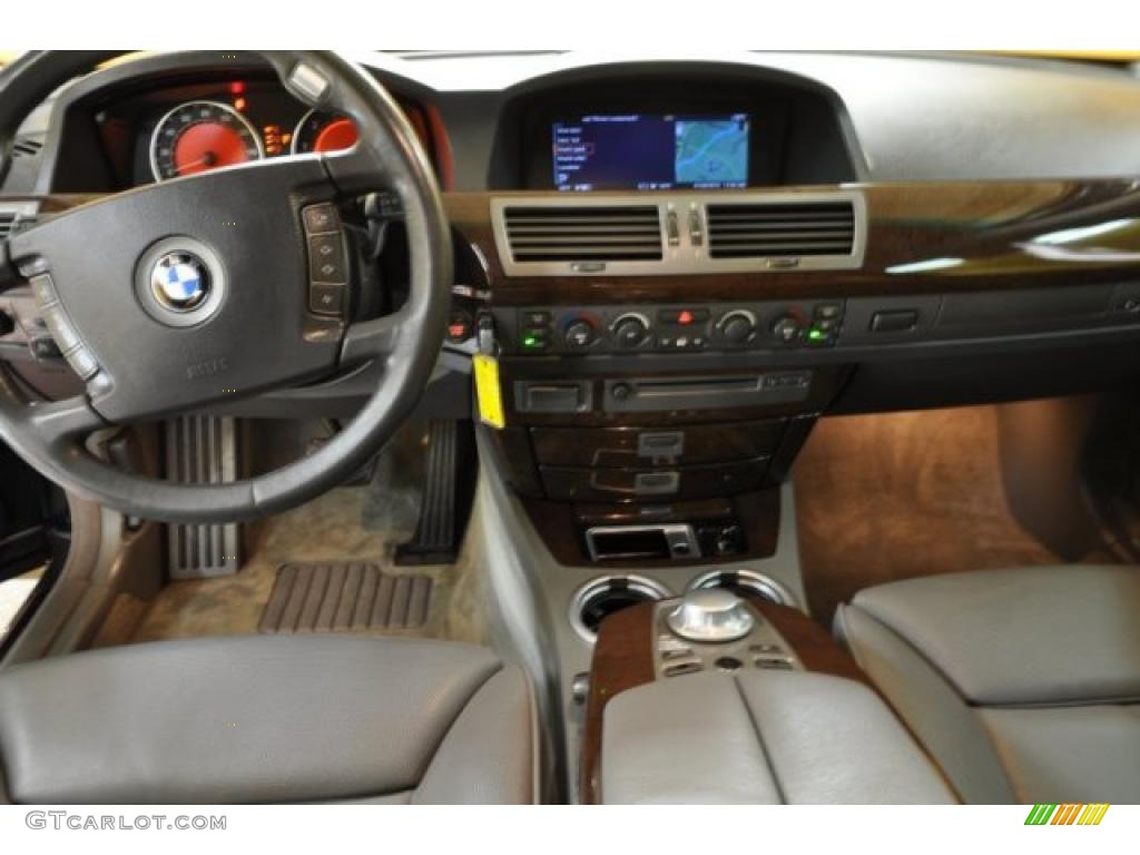 2004 7 Series 745Li Sedan - Titanium Grey Metallic / Basalt Grey/Flannel Grey photo #5