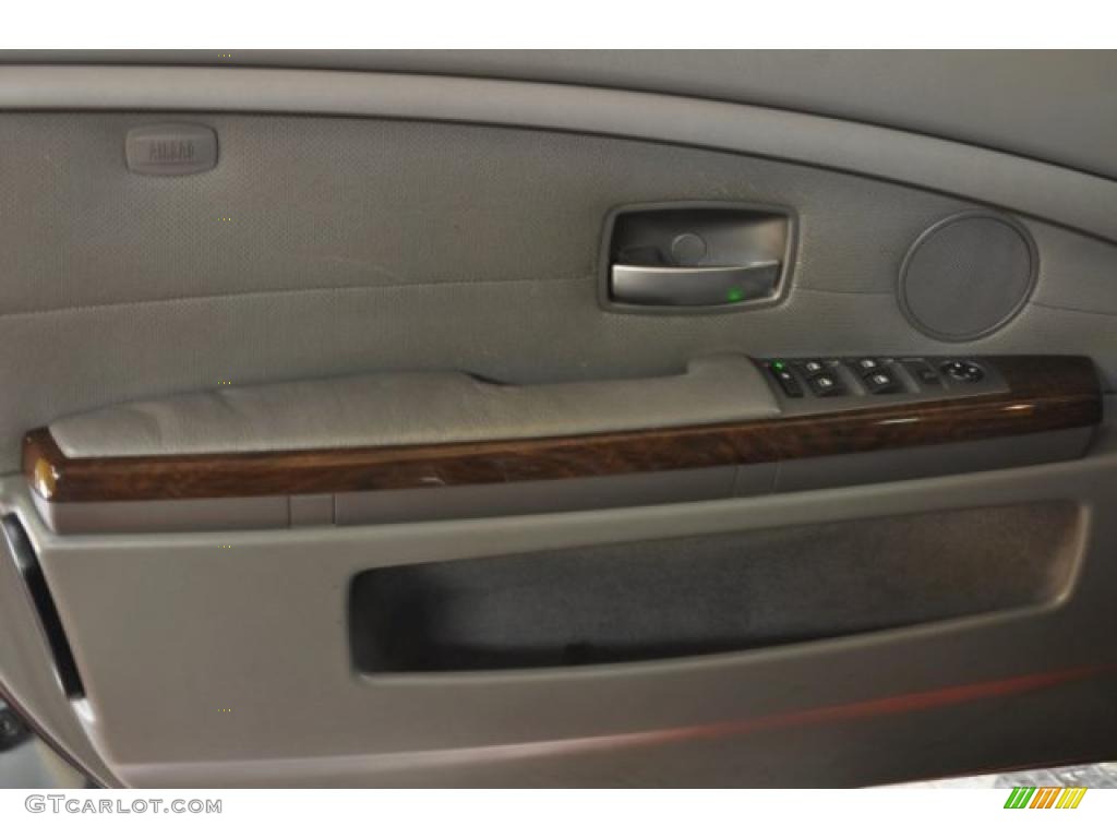 2004 7 Series 745Li Sedan - Titanium Grey Metallic / Basalt Grey/Flannel Grey photo #10