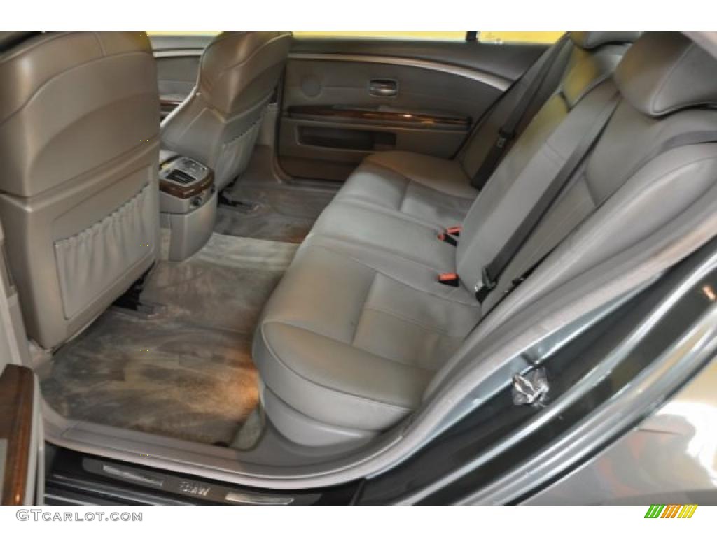 2004 7 Series 745Li Sedan - Titanium Grey Metallic / Basalt Grey/Flannel Grey photo #12
