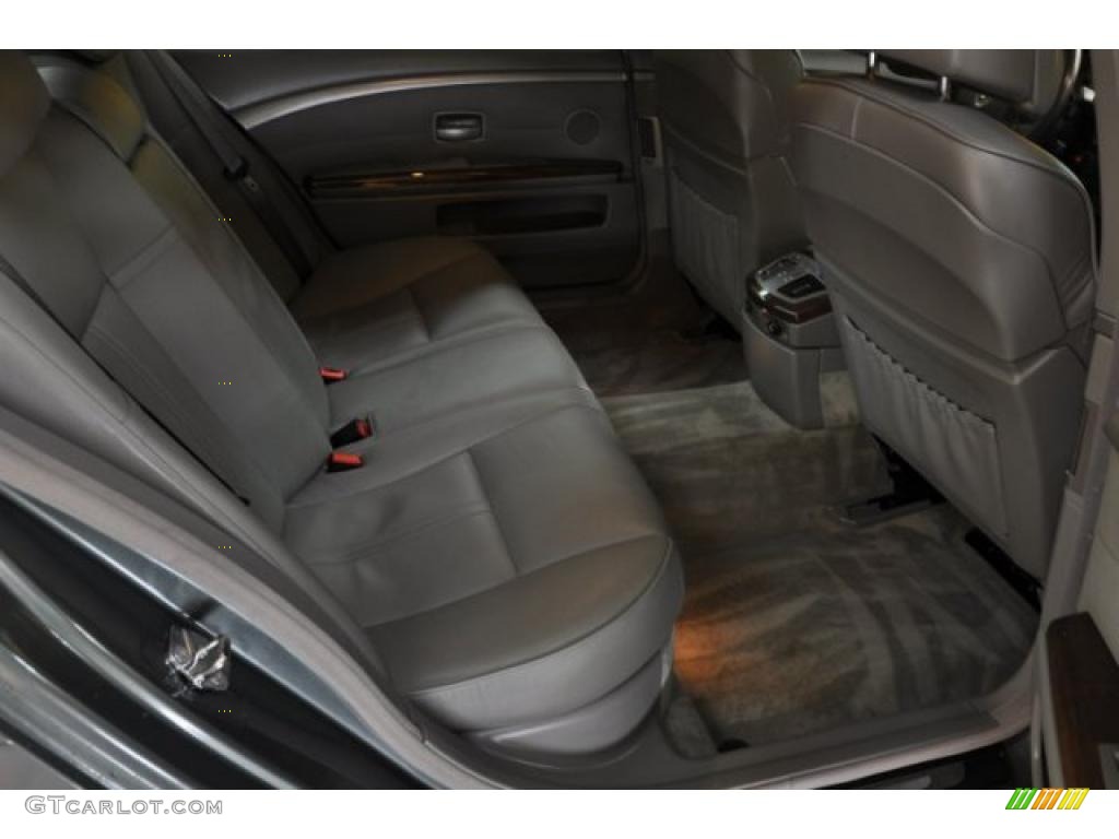 2004 7 Series 745Li Sedan - Titanium Grey Metallic / Basalt Grey/Flannel Grey photo #14