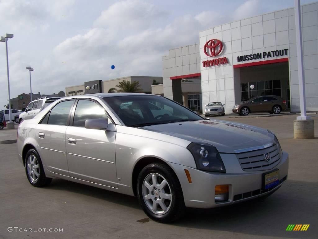 2007 CTS Sedan - Light Platinum / Ebony photo #1