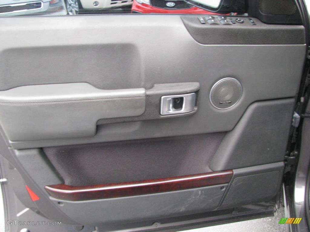 2005 Land Rover Range Rover HSE Charcoal/Jet Door Panel Photo #44187855