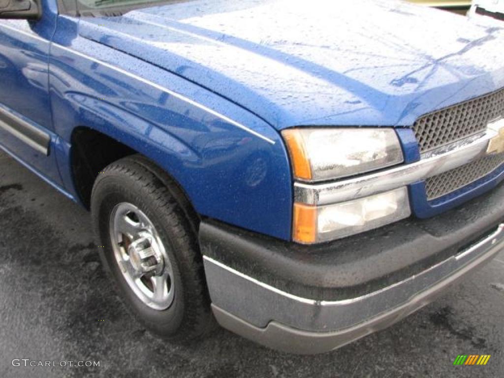 2004 Silverado 1500 LS Extended Cab - Arrival Blue Metallic / Dark Charcoal photo #2