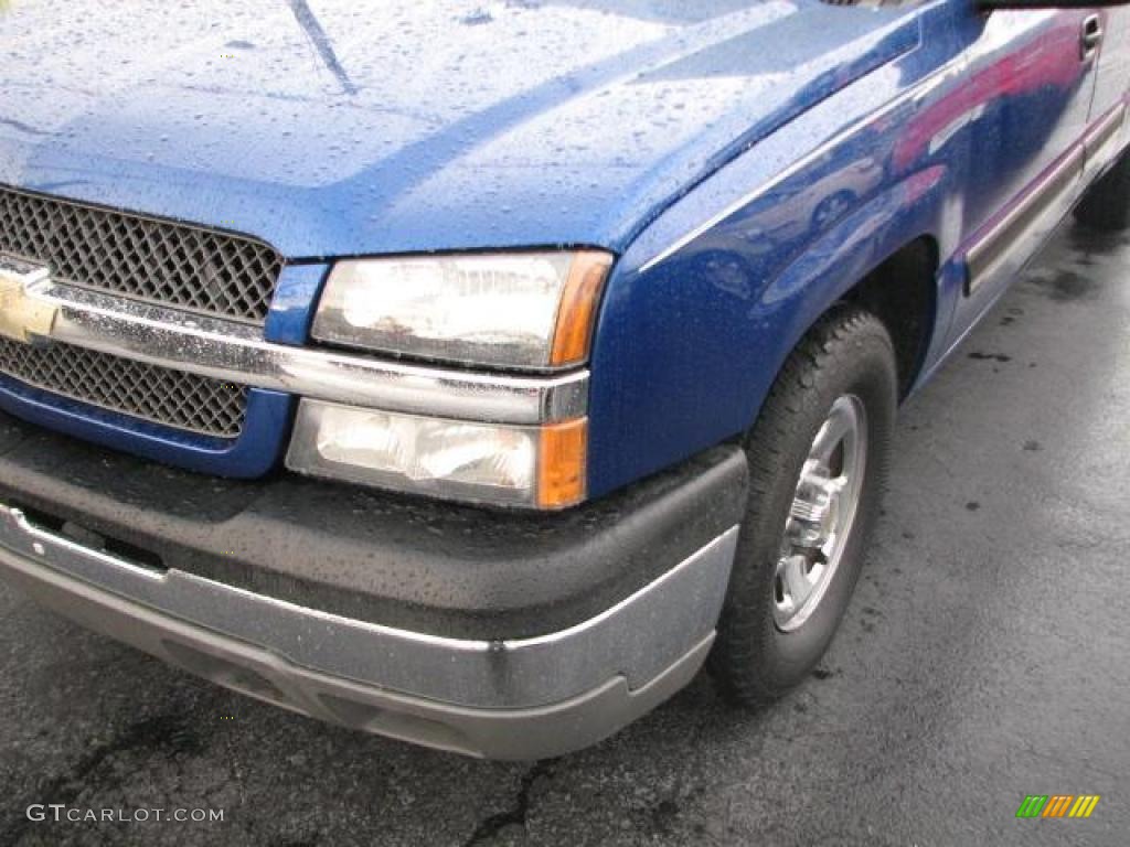 2004 Silverado 1500 LS Extended Cab - Arrival Blue Metallic / Dark Charcoal photo #4