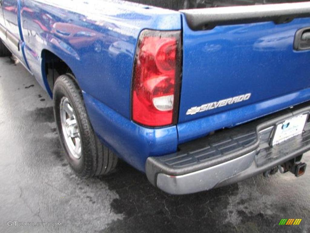 2004 Silverado 1500 LS Extended Cab - Arrival Blue Metallic / Dark Charcoal photo #7