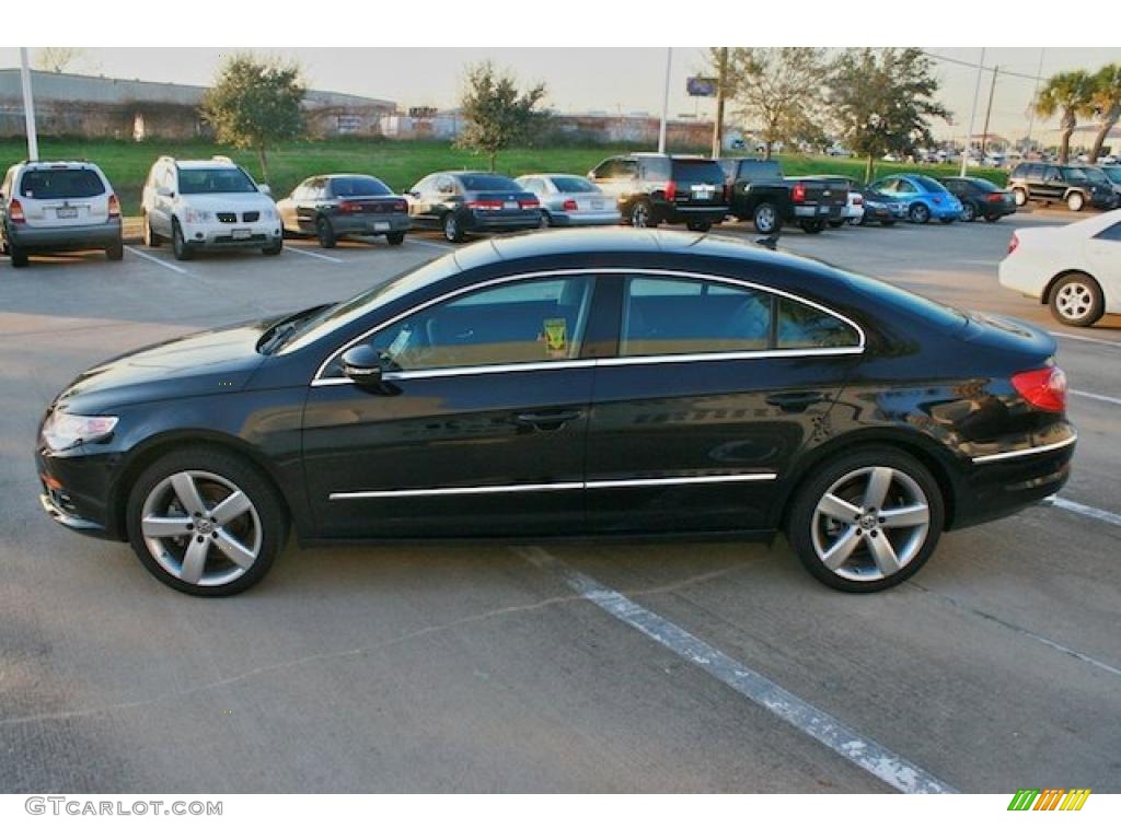 Deep Black Metallic 2011 Volkswagen CC Lux Exterior Photo #44191423