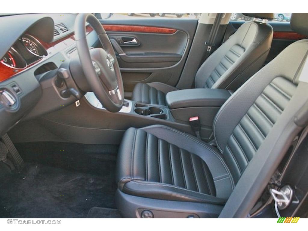 Black Interior 2011 Volkswagen CC Lux Photo #44191455