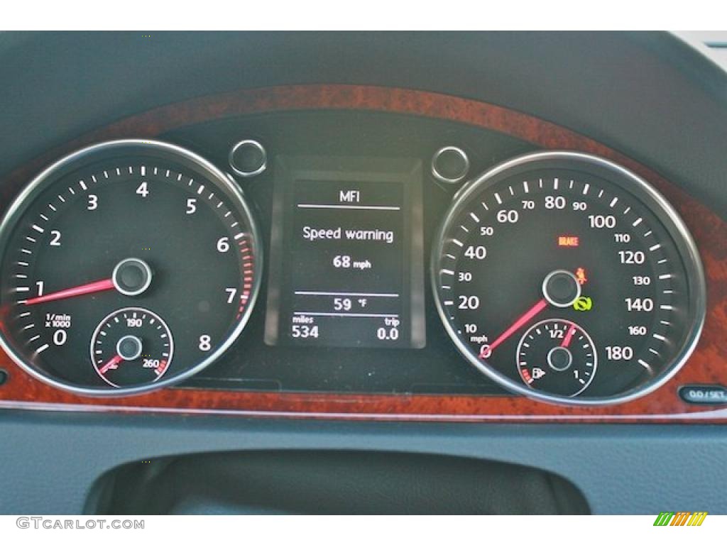 2011 Volkswagen CC Lux Gauges Photo #44191539