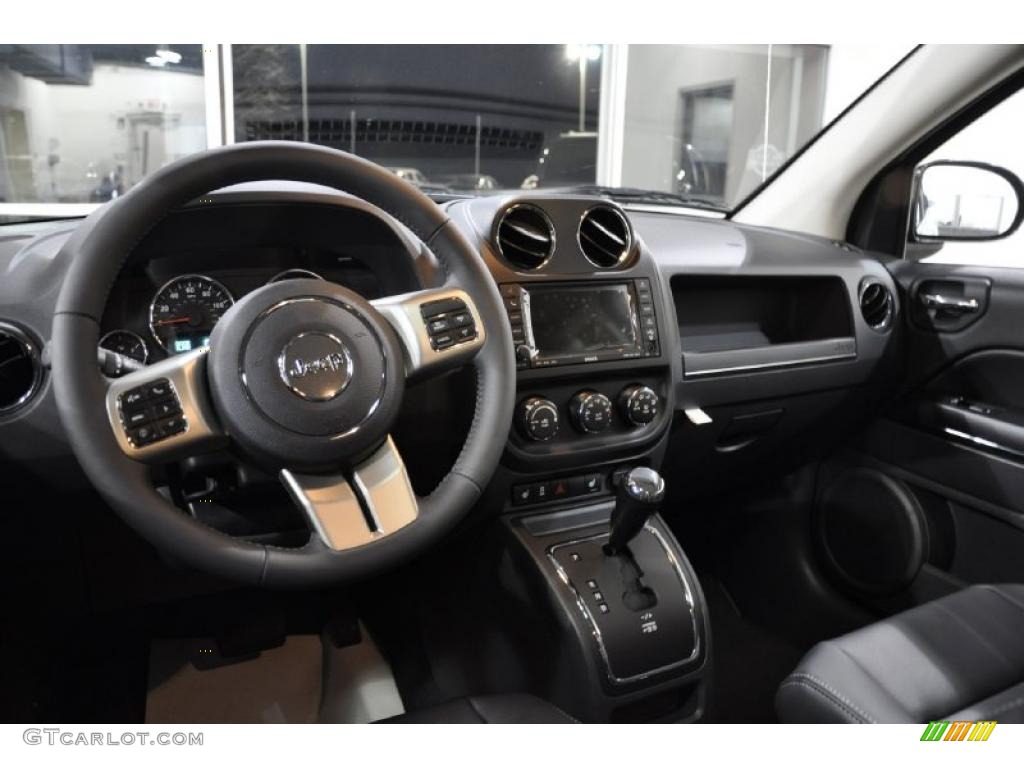 2011 Jeep Compass 2.4 Limited Dark Slate Gray Dashboard Photo #44191735
