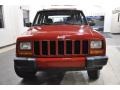 2000 Flame Red Jeep Cherokee SE  photo #3