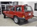 2000 Flame Red Jeep Cherokee SE  photo #8