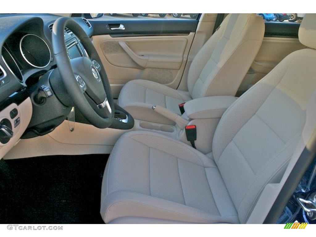 Cornsilk Beige Interior 2011 Volkswagen Jetta TDI SportWagen Photo #44192255