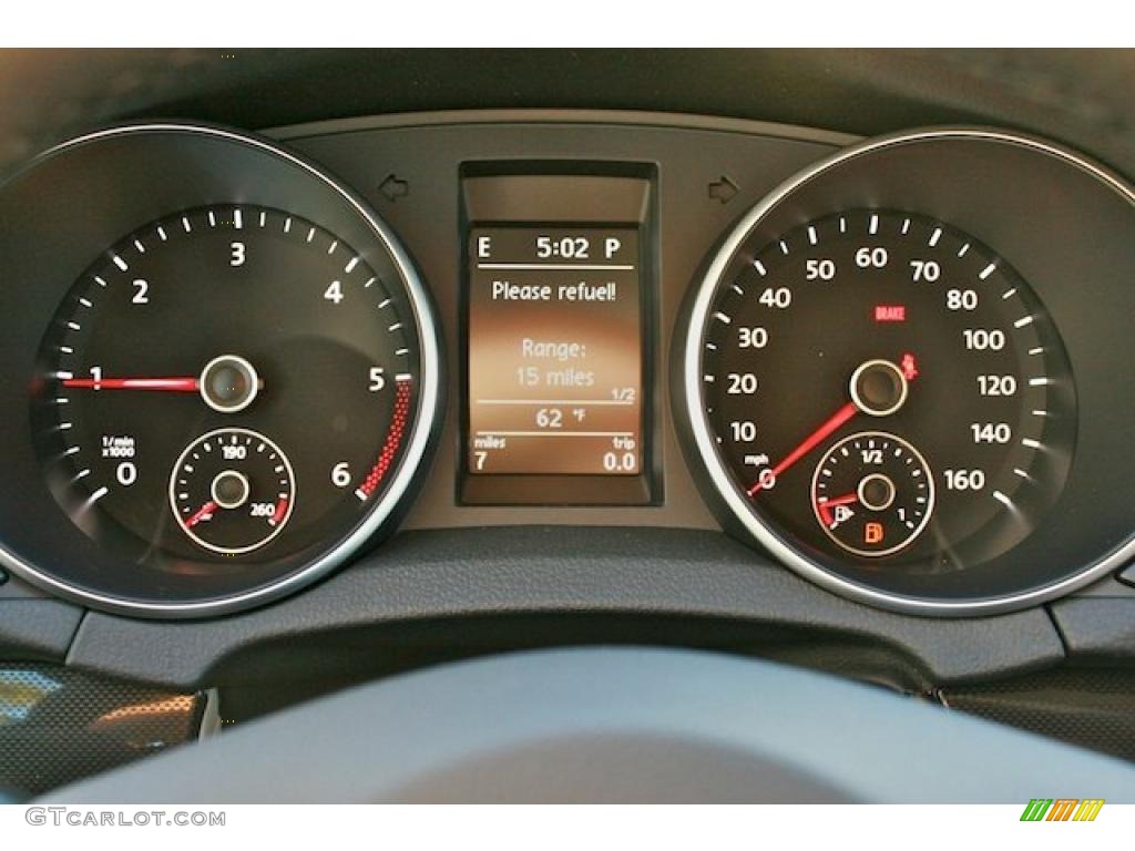 2011 Volkswagen Jetta TDI SportWagen Gauges Photo #44192368