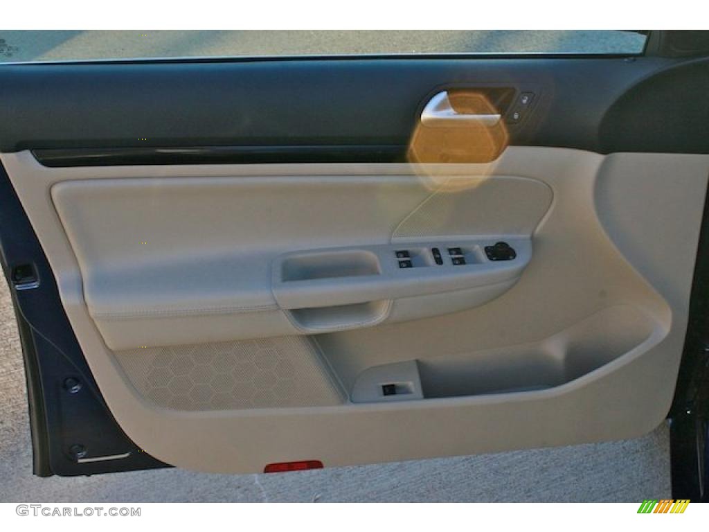 2011 Volkswagen Jetta TDI SportWagen Cornsilk Beige Door Panel Photo #44192381