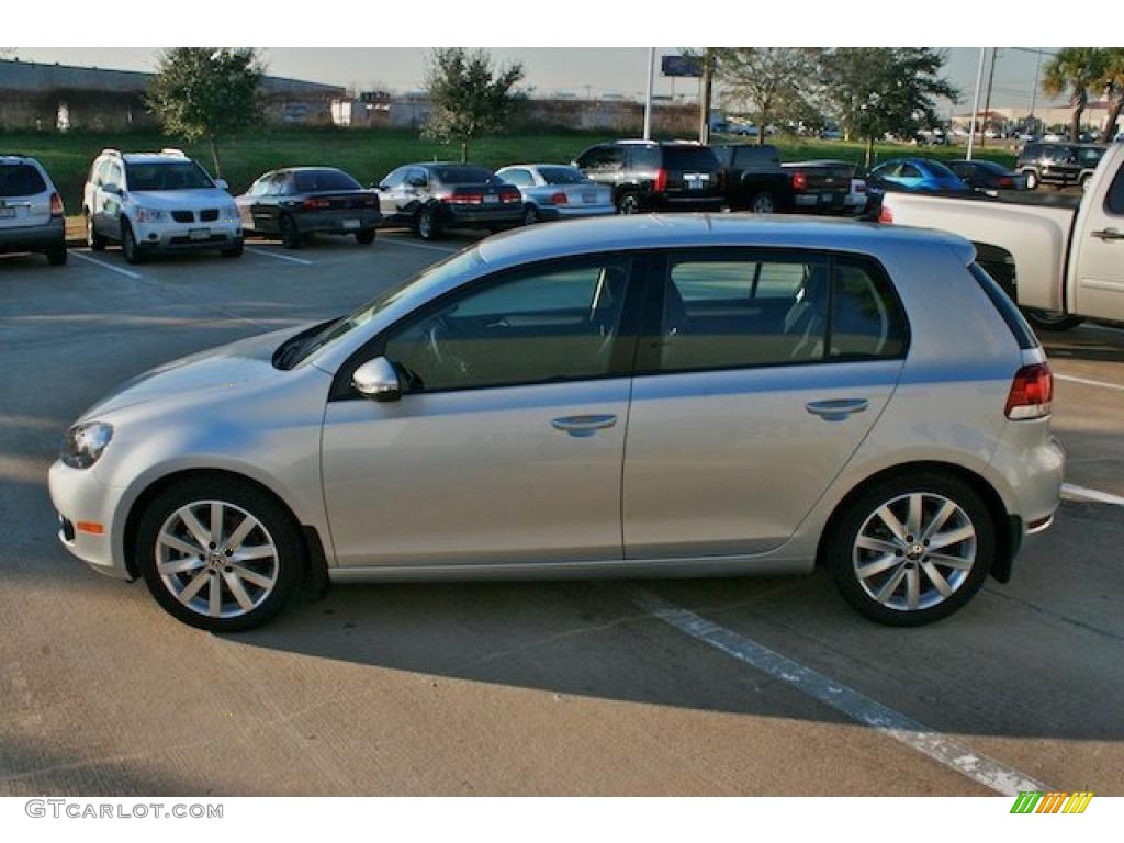 Reflex Silver Metallic 2011 Volkswagen Golf 4 Door TDI Exterior Photo #44192699