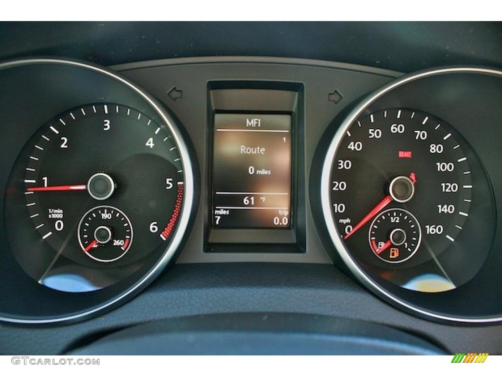 2011 Volkswagen Golf 4 Door TDI Gauges Photo #44192811