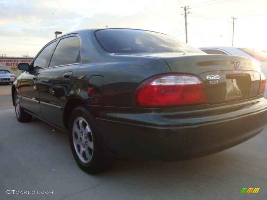 2001 626 ES - Freeport Green Metallic / Beige photo #4
