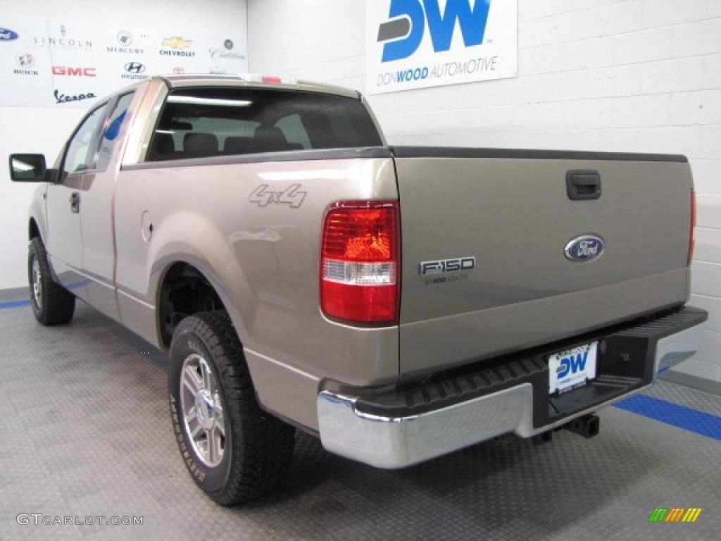 2006 F150 XLT SuperCab 4x4 - Arizona Beige Metallic / Tan photo #3