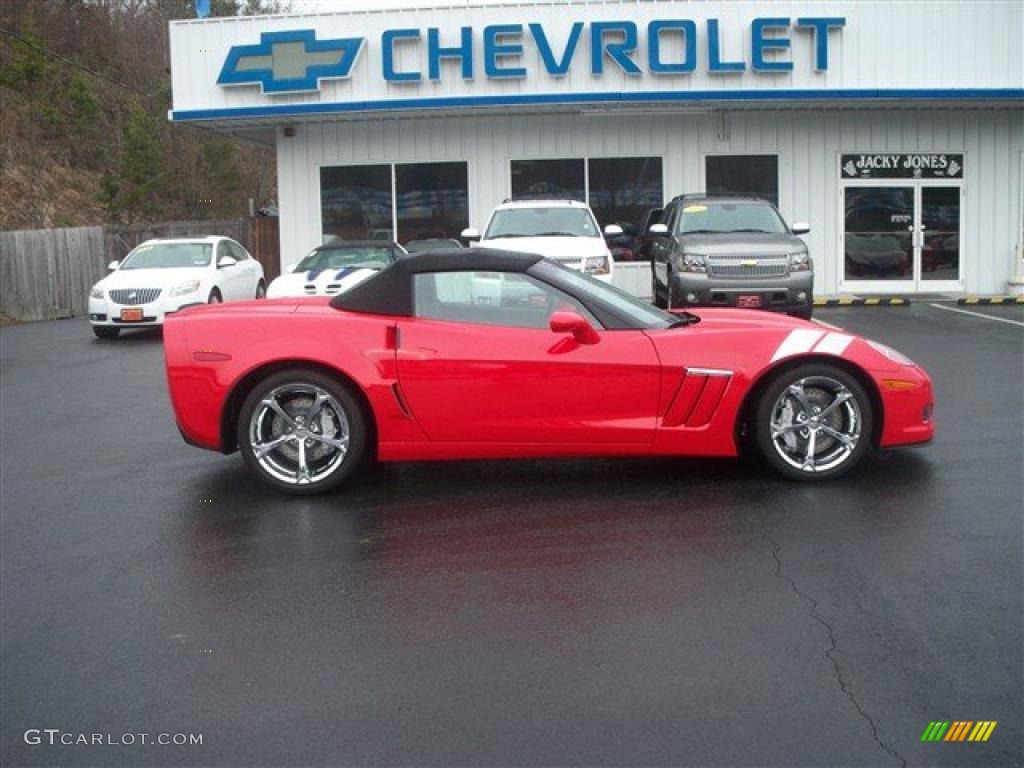 2010 Corvette Grand Sport Convertible - Torch Red / Titanium Gray photo #5