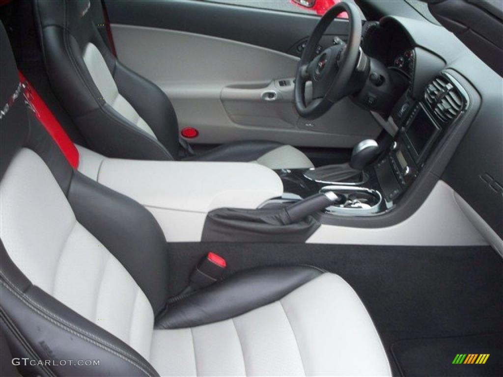 Titanium Gray Interior 2010 Chevrolet Corvette Grand Sport Convertible Photo #44195360