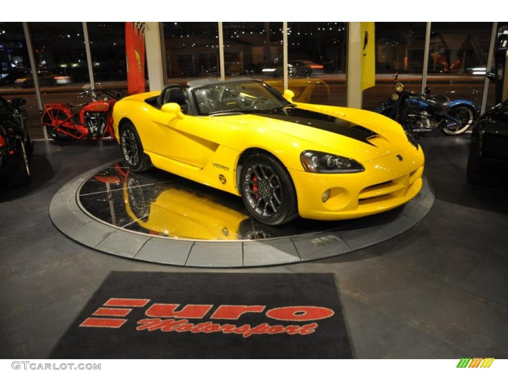 2005 Viper SRT10 VCA Special Edition - Viper Race Yellow / Black photo #31