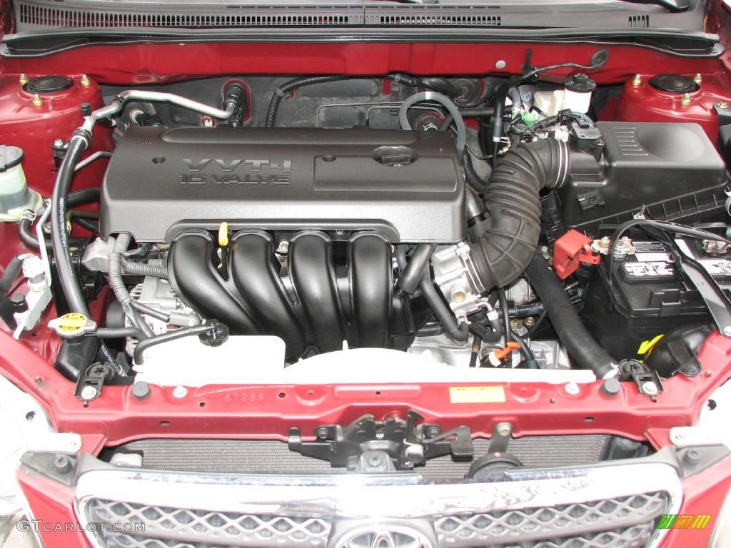 2005 Corolla S - Impulse Red / Black photo #12