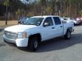 2007 Summit White Chevrolet Silverado 1500 LT Crew Cab 4x4  photo #1