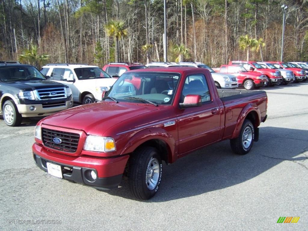 Redfire Metallic Ford Ranger