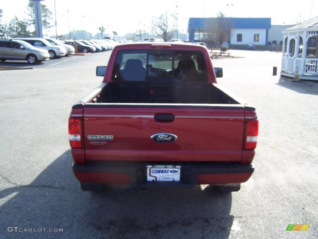 2008 Ranger Sport Regular Cab - Redfire Metallic / Medium Dark Flint photo #6