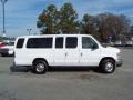 Oxford White 2010 Ford E Series Van E350 XLT Passenger Extended Exterior