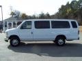 Oxford White - E Series Van E350 XLT Passenger Extended Photo No. 8