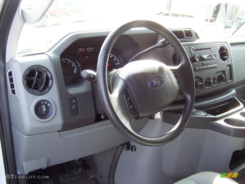 2010 Ford E Series Van E350 XLT Passenger Extended Medium Flint Dashboard Photo #44200894