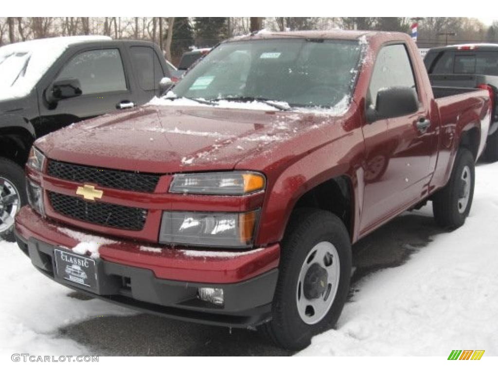 2011 Cardinal Red Metallic Chevrolet Colorado Work Truck