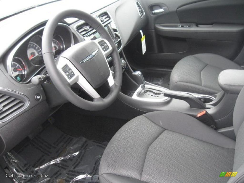 Black Interior 2011 Chrysler 200 Touring Photo #44202170