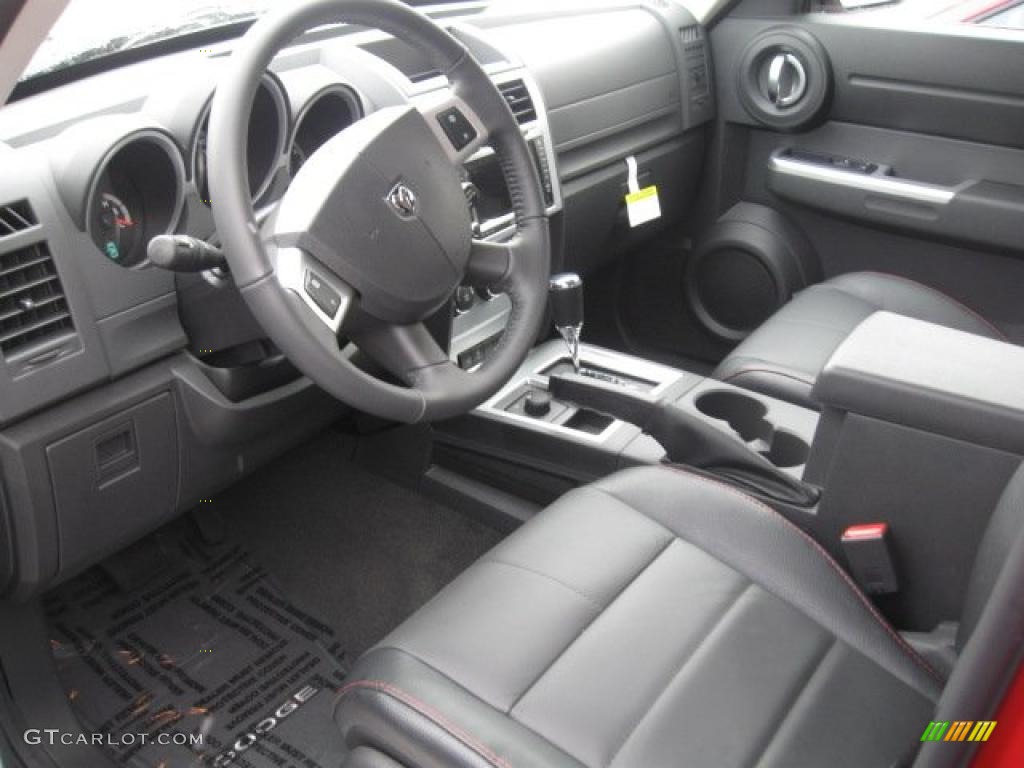 Dark Slate Gray Interior 2011 Dodge Nitro Shock 4x4 Photo #44202202