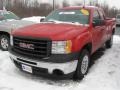 2009 Fire Red GMC Sierra 1500 Work Truck Extended Cab  photo #1