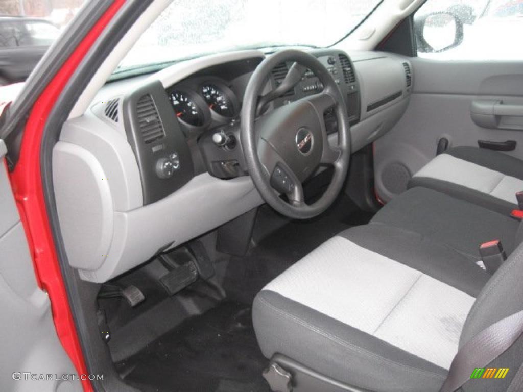 Dark Titanium Interior 2009 GMC Sierra 1500 Work Truck Extended Cab Photo #44202358